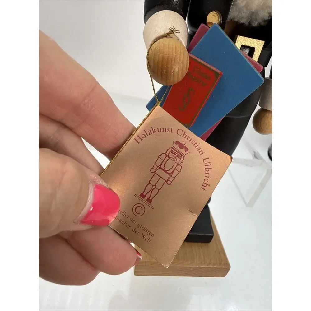 Christian Ulbricht Doctor Graduate Nutcracker Handmade Germany READ